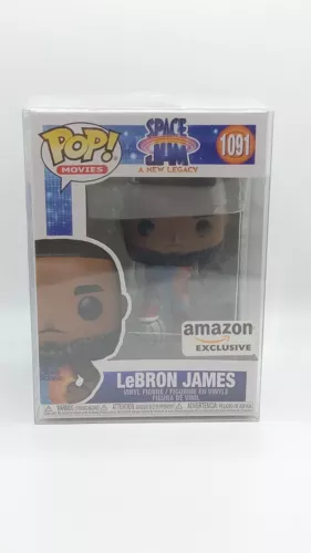 Funko Pop Space Jam A New Legacy LeBron James 1091 Amazon Exclusive + Protector