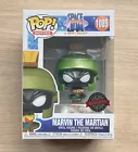 Funko Pop Space Jam Marvin The Martian Metallic #1085 + Free Protector