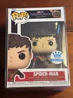 Funko Pop SPIDER-MAN #1169 Unmasked No Way Home-Funko Shop Exclusive w/Protector