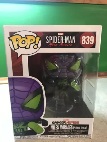 Funko POP! Spider-Man Miles Morales #839 Miles Morales (Purple Reign) GamerVerse