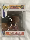 Funko Pop Spider-Punk Unmasked 1411 Spider-Man Across Spider-verse w/ Protector