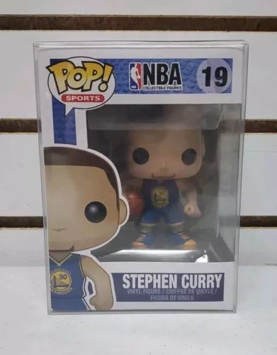 Funko POP! Sports NBA #19 Stephen Curry (Blue Jersey) Golden State Warriors, New