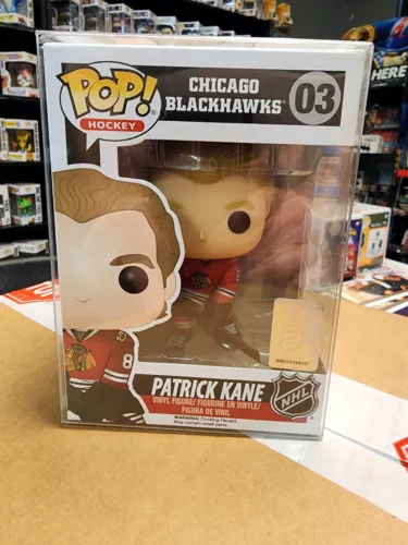 Funko POP Sports NHL Patrick Kane #3 Red Jersey Vinyl Figure Chicago Blackhawks