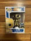 Funko Pop Star Wars #13 C-3P0 Metallic Figure 2015 Summer Convention Exclusive