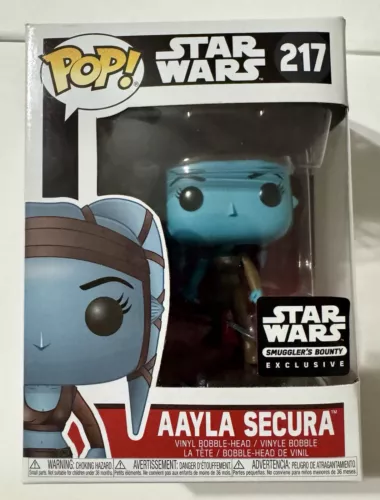 Funko POP Star Wars 217 Smugglers Bounty Exclusive Aayla Secura