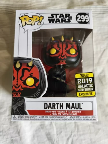 Funko Pop Star Wars 299 Darth Maul 2019 Galactic Convention Exclusive