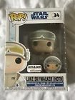 Funko POP! Star Wars #34 Luke Skywalker (Hoth) Amazon Exclusive With Pin