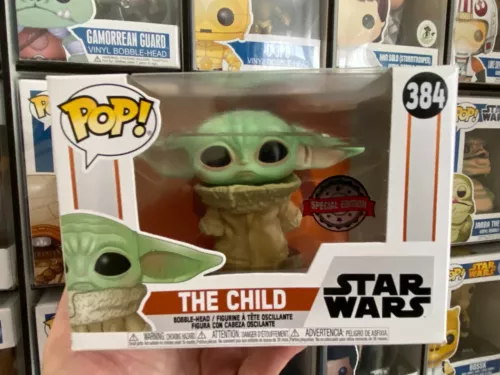 Funko Pop! Star Wars #384 The Child Concerned Grogu Mandalorian Baby Yoda Sp/Ed.