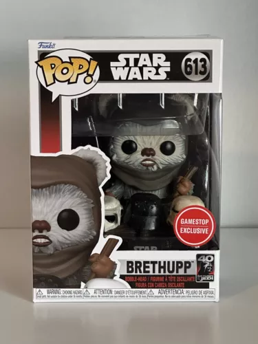 Funko Pop Star Wars 613 Brethupp GameStop Exclusive Return of the Jedi Ewok