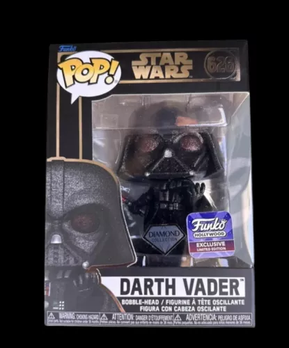 Funko Pop Star Wars #626 Darth Vader Diamond Collection Hollywood Exclusive