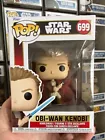 Funko Pop! Star Wars #699 Young Obi-Wan Kenobi + Lightsaber The Phantom Menace