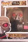 Funko Pop Star Wars #728 Darth Malgus' Legends KOTOR Gaming Greats Exclusive NIB