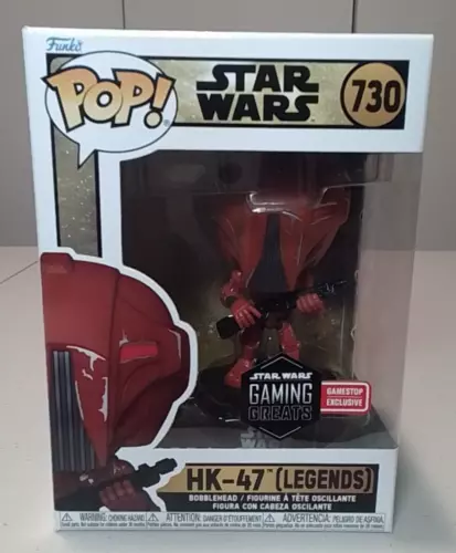 Funko Pop! Star Wars #730 HK-47 (Legends) - GameStop Exclusive - Free Protector!