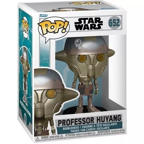 Funko POP! Star Wars: Ahsoka - Professor Huyang Figure #652 + Protector