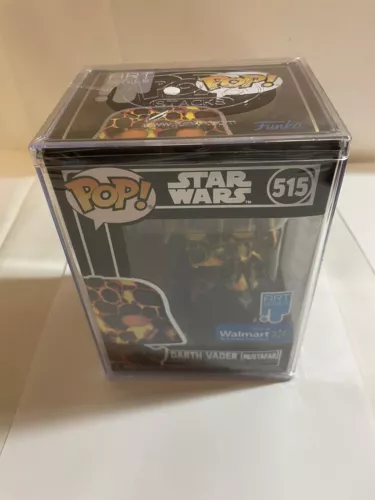 Funko Pop Star Wars Art Series Darth Vader Mustafar #515 Walmart Exc. W/ PROTECT