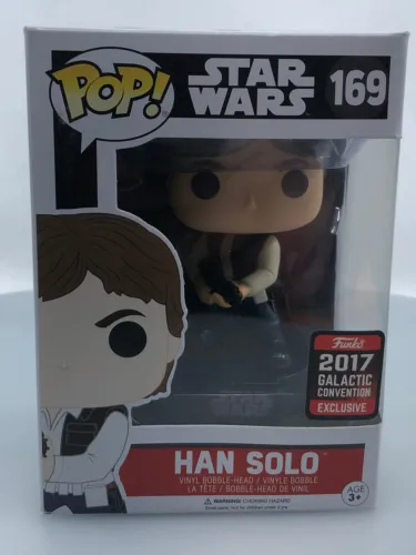 Funko POP! Star Wars Black Box Han Solo Action Pose #169 Vinyl Figure DAMAGED