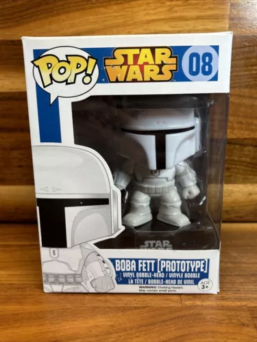 Funko POP! Star Wars Blue Box Boba Fett Prototype #8 Vinyl Figure -NEW-