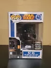 FUNKO POP! STAR WARS BLUE BOX R2-Q5 #41 SUMMER CONVENTION EXCLUSIVE W/ Protector