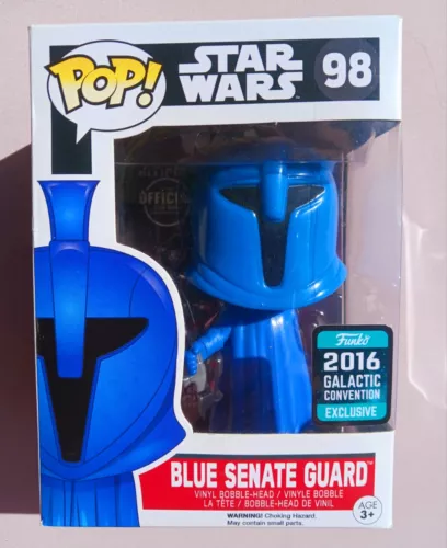 Funko Pop! Star Wars Blue Senate Guard #98 Galactic Convention Exclusive 2016