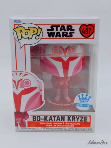 Funko Pop! Star Wars Bo-Katan Kryze #497 Funko Exclusive NEW Valentine's Edition