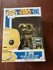 Funko POP! Star Wars C-3PO (Chrome Metallic) #13, 2015 Summer Convention Exclusi