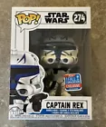 Funko Pop! Star Wars Captain Rex (Clone Wars) #274 NYCC Shared W/ Protector