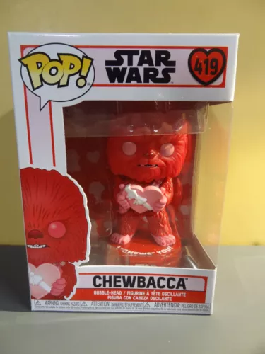 FUNKO POP! STAR WARS - CHEWBACCA - VALENTINE #419