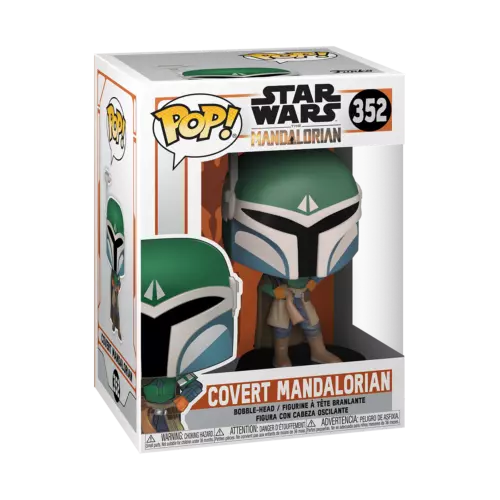 Funko POP! Star Wars Covert Mandalorian #352 w/Pop Protector