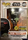 Funko Pop! Star Wars: Dark Trooper with Grogu Glow-in-the-Dark EE Exclusive #488