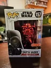 Funko Pop Star Wars Darth Vader 157 Red Chrome Target Exclusive