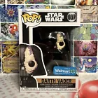 Funko Pop! Star Wars Darth Vader Battle Damage Helmet Walmart #637 in Protector