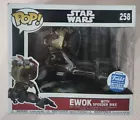 Funko Pop Star Wars Ewok With Speeder Bike #258 Shop Exclusive