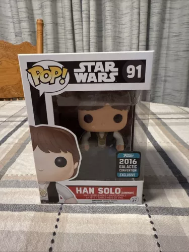 Funko Pop Star Wars Han Solo Ceremony Galactic Convention Exclusive 2016 #91