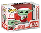 Funko POP! Star Wars Holiday #747 Grogu (aka Baby Yoda) With Holiday Cookies - N