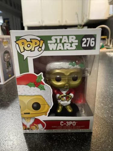 Funko Pop 'Star Wars' Holiday C-3PO SANTA CLAUS Vinyl Figure #276 Christmas New