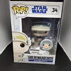 Funko Pop Star Wars : Luke Skywalker (Hoth) #34 Vinyl w/PIN Vinyl Figure "MINT"