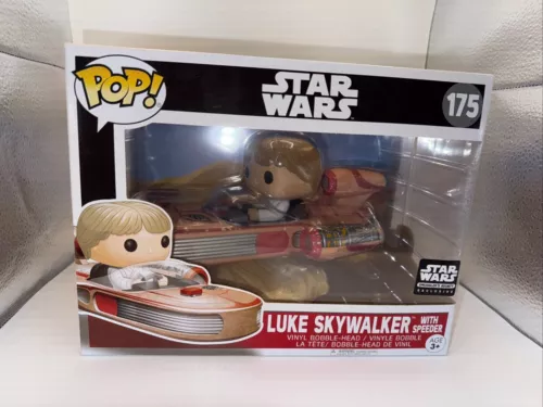 Funko Pop! Star Wars Luke Skywalker With Speeder #175 Smugglers Bounty Exclusive