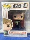 Funko Pop Star Wars Mandalorian Luke Skywalker W/Grogu #482 unopened FREE SHIP!!