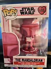 Funko POP! Star Wars Mandalorian LUKE SKYWALKER w/GROGU #494 Valentine NIB