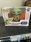 Funko Pop Star Wars Mandalorian The Child with Frog #379 Damaged Box