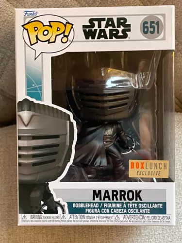 FUNKO POP STAR WARS MARROK #651 BOXLUNCH EXCLUSIVE FIGURE NEW IN BOX BOX LUNCH