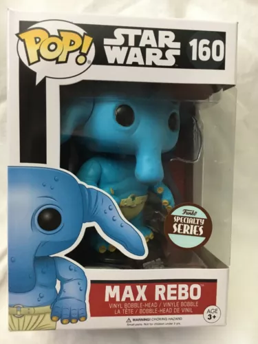 Funko Pop! Star Wars MAX REBO #160 SPECIALTY SERIES W/Protector