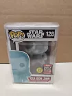 Funko Pop! Star Wars Qui Gon Jinn 128 Holographic 2017 W/Protector Box Has Wear