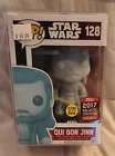 Funko Pop! Star Wars Qui Gon Jinn 128 Holographic Exclusive Convention 2017