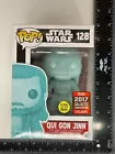 Funko Pop! Star Wars Qui Gon Jinn #128 Holographic Exclusive Convention H04