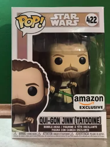 Funko POP! Star Wars Qui-Gon Jinn Tatooine Amazon 422