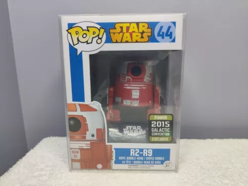 Funko Pop Star Wars R2-R9 Galactic Convention Exclusive 2015 #44 w/Pop Protector