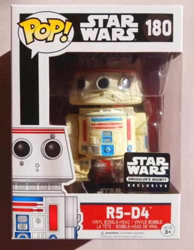 Funko Pop! Star Wars R5-D4 #180 Smuggler's Bounty Exclusive Vaulted 2017