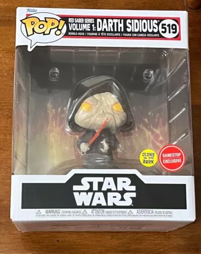 Funko Pop! Star Wars Red Saber Series vol. 1  GameStop exclusive :Darth Sidious