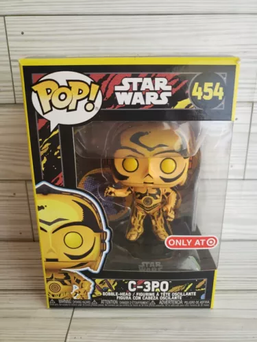 Funko POP! Star Wars Retro Series C-3PO #454 Vinyl Figure MINT IN BOX  VG BOX!